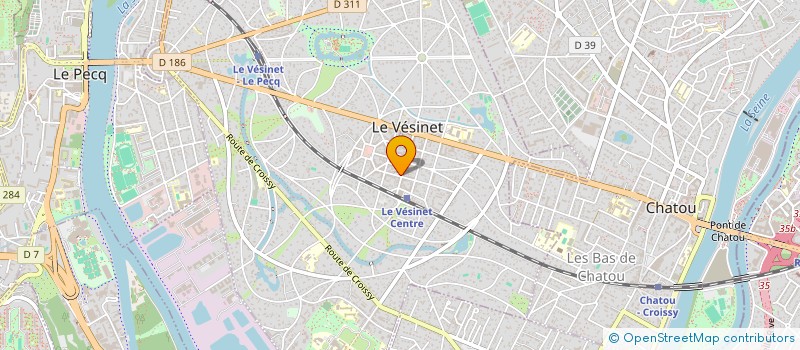 localisation de l'entreprise MONSIEUR BAPTISTE LE BERRE  LE VESINET