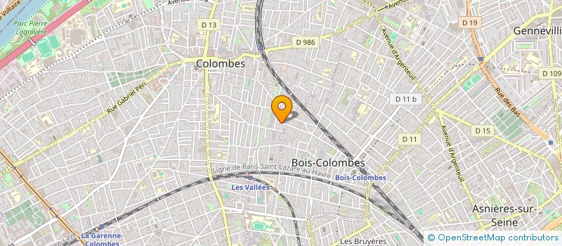 localisation de l'entreprise MONSIEUR BAPTISTE LE DOYEN à COLOMBES