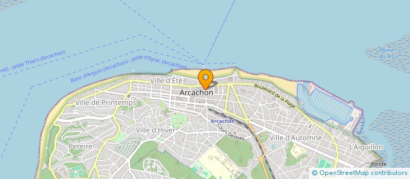 localisation de l'entreprise MONSIEUR BAPTISTE LE GOFF à ARCACHON