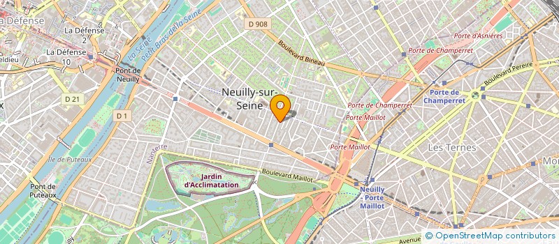 localisation de l'entreprise MONSIEUR BAPTISTE LE NER à NEUILLY-SUR-SEINE