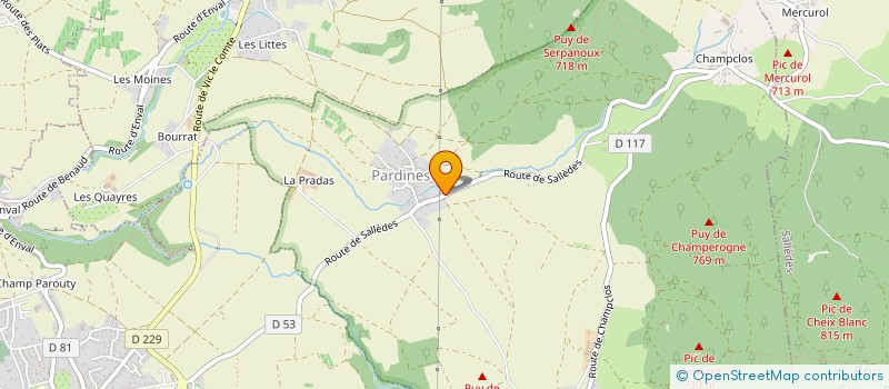 localisation de l'entreprise MONSIEUR BAPTISTE LEBARD  PIGNOLS