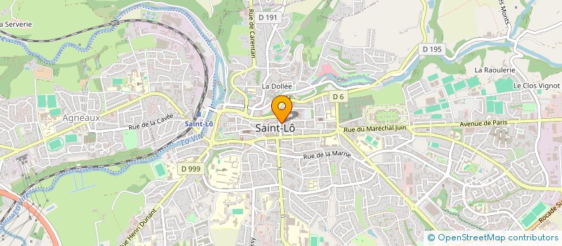 localisation de l'entreprise MONSIEUR BAPTISTE LECAUDEY  SAINT-LO