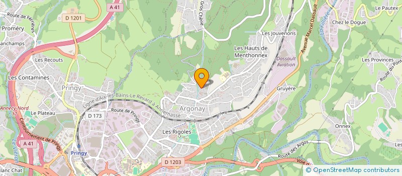 localisation de l'entreprise MONSIEUR BAPTISTE LECLERC  ARGONAY