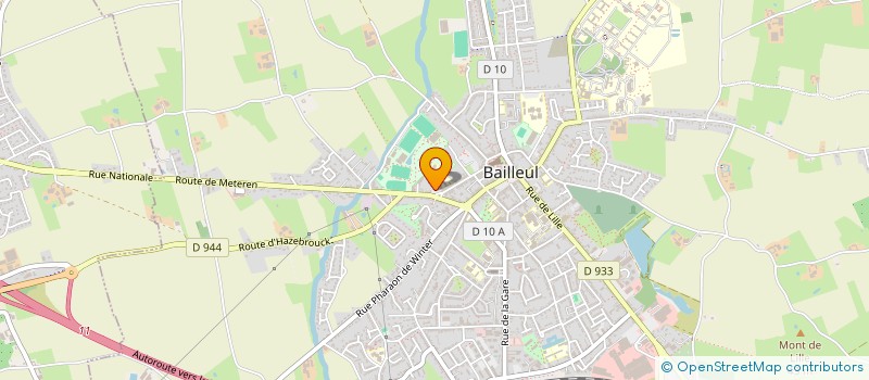 localisation de l'entreprise MONSIEUR BAPTISTE LEDOUX  BAILLEUL
