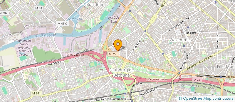 localisation de l'entreprise MONSIEUR BAPTISTE LEDUC à LILLE
