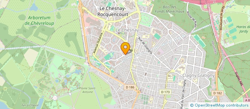 localisation de l'entreprise MONSIEUR BAPTISTE LEGRAIN à LE CHESNAY-ROCQUENCOURT