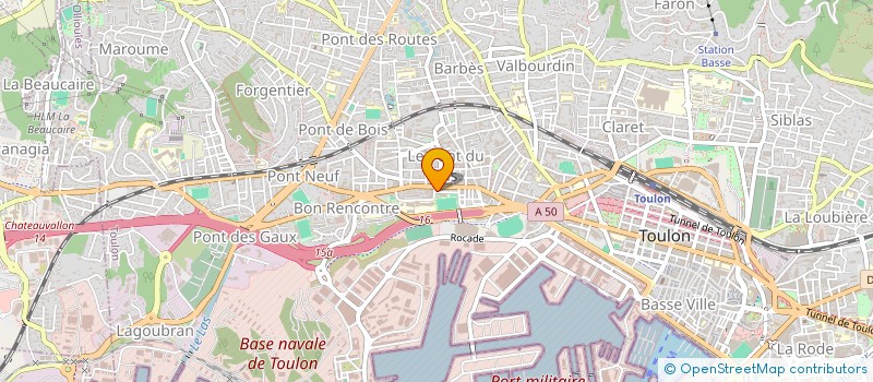 localisation de l'entreprise MONSIEUR BAPTISTE LEGRAND à TOULON