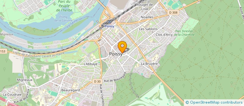 localisation de l'entreprise MONSIEUR BAPTISTE LEMAIRE  POISSY