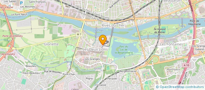 localisation de l'entreprise MONSIEUR BAPTISTE LEMEU  TOURS