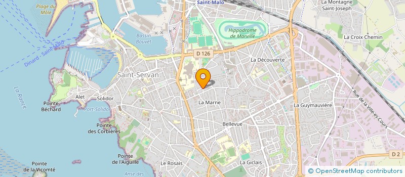 localisation de l'entreprise MONSIEUR BAPTISTE LEMONNIER  SAINT-MALO