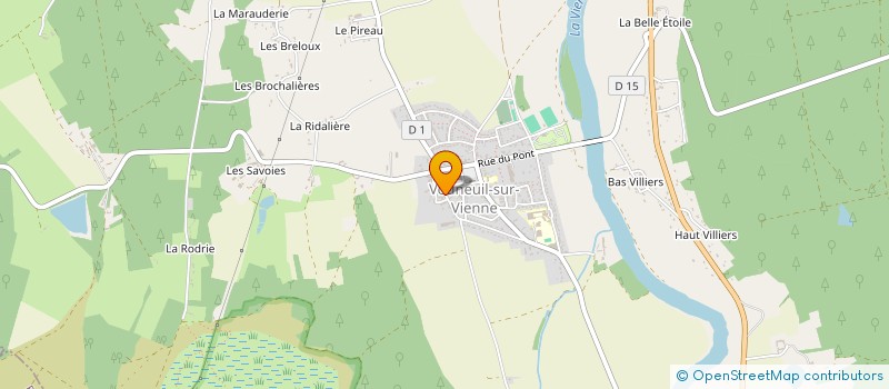 localisation de l'entreprise MONSIEUR BAPTISTE LERAUT  VOUNEUIL-SUR-VIENNE