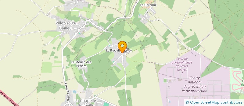 localisation de l'entreprise MONSIEUR BAPTISTE LEROUX  LA CHAPELLE-LONGUEVILLE