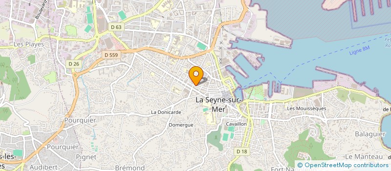 localisation de l'entreprise MONSIEUR BAPTISTE LEROUX  LA SEYNE-SUR-MER