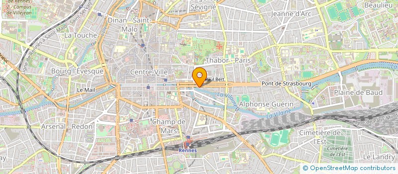 localisation de l'entreprise MONSIEUR BAPTISTE LEROY  RENNES