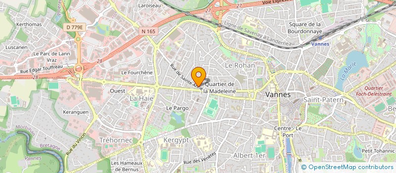 localisation de l'entreprise MONSIEUR BAPTISTE LEROY à VANNES