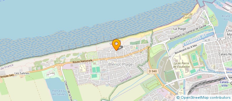 localisation de l'entreprise MONSIEUR BAPTISTE LEROY  SANGATTE