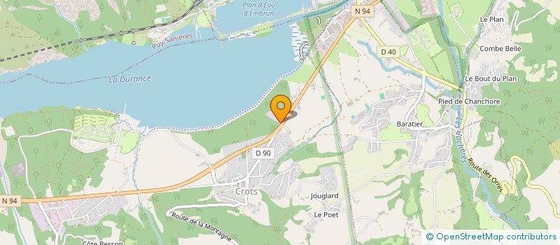 localisation de l'entreprise MONSIEUR BAPTISTE LEY  CROTS