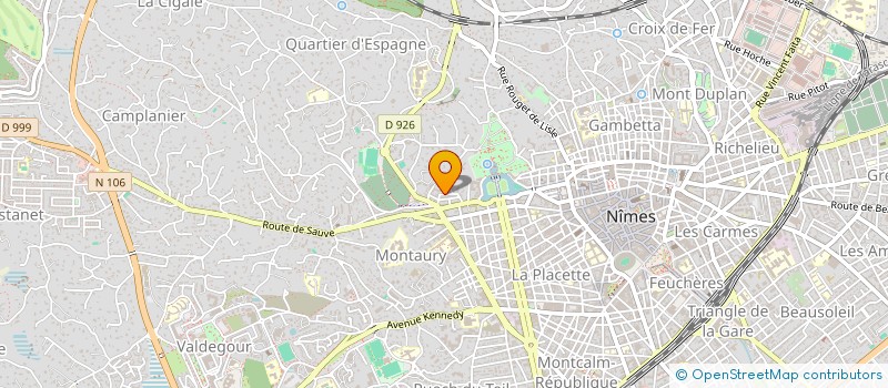 localisation de l'entreprise MONSIEUR BAPTISTE LIGNON  NIMES