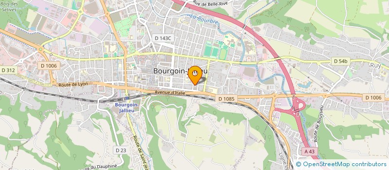 localisation de l'entreprise MONSIEUR BAPTISTE LIZIER  BOURGOIN-JALLIEU