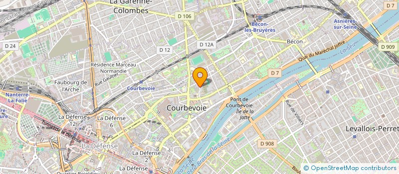 localisation de l'entreprise MONSIEUR BAPTISTE LLOBELL à COURBEVOIE