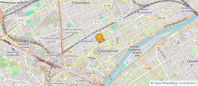 localisation de l'entreprise MONSIEUR BAPTISTE LOSSON à COURBEVOIE