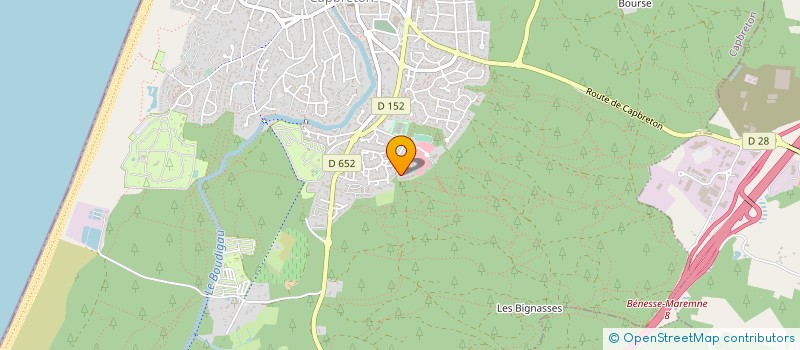 localisation de l'entreprise MONSIEUR BAPTISTE LOTODE  CAPBRETON