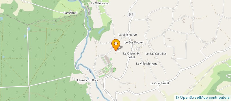 localisation de l'entreprise MONSIEUR BAPTISTE LUCAS à LE MENE