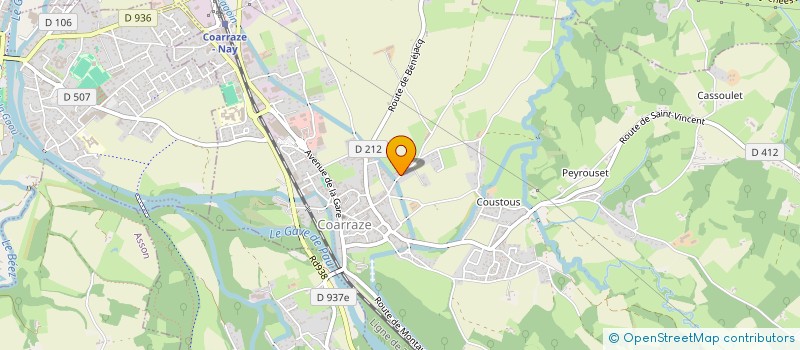 localisation de l'entreprise MONSIEUR BAPTISTE LURO  COARRAZE