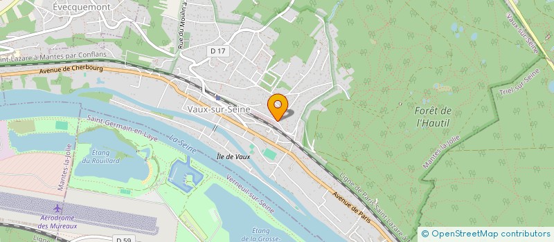 localisation de l'entreprise MONSIEUR BAPTISTE M'BAREK  VAUX-SUR-SEINE