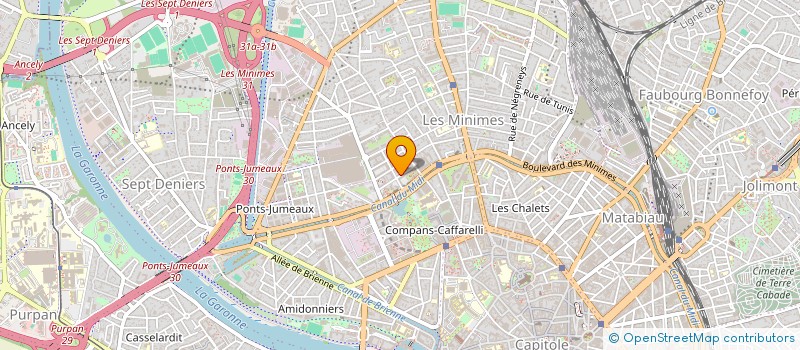 localisation de l'entreprise MONSIEUR BAPTISTE MABILLE  TOULOUSE