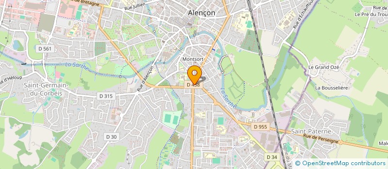 localisation de l'entreprise MONSIEUR BAPTISTE MACE à ALENCON