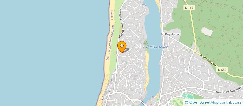 localisation de l'entreprise MONSIEUR BAPTISTE MAHUAS  SOORTS-HOSSEGOR