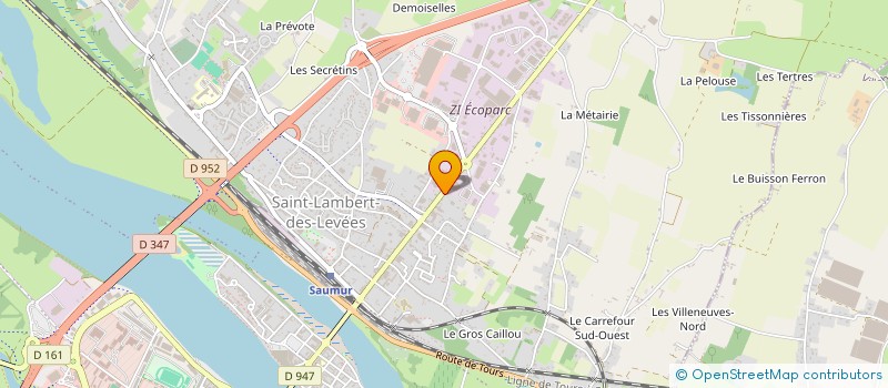 localisation de l'entreprise MONSIEUR BAPTISTE MAHUT  SAUMUR