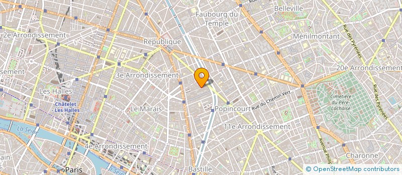 localisation de l'entreprise MONSIEUR BAPTISTE MAINGUY à PARIS