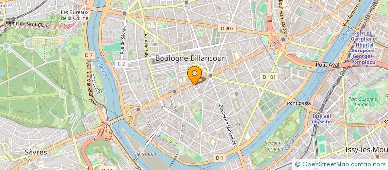 localisation de l'entreprise MONSIEUR BAPTISTE MALIGE à BOULOGNE-BILLANCOURT
