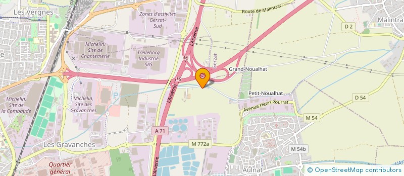 localisation de l'entreprise MONSIEUR BAPTISTE MALLY  CLERMONT-FERRAND