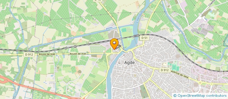 localisation de l'entreprise MONSIEUR BAPTISTE MALTAVERNE  AGDE