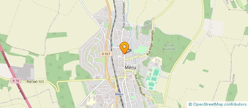 localisation de l'entreprise MONSIEUR BAPTISTE MANGEOT  MERU