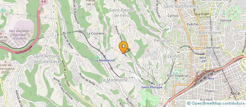 localisation de l'entreprise MONSIEUR BAPTISTE MANNA  NICE