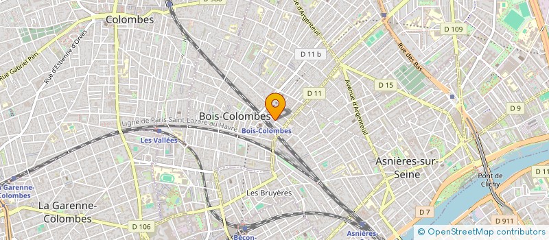 localisation de l'entreprise MONSIEUR BAPTISTE MANSON à BOIS-COLOMBES