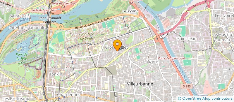 localisation de l'entreprise MONSIEUR BAPTISTE MANSOT  VILLEURBANNE