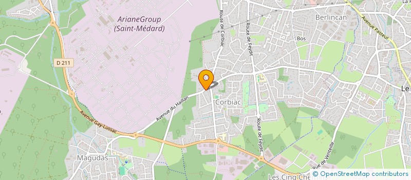 localisation de l'entreprise MONSIEUR BAPTISTE MAOCEC  SAINT-MEDARD-EN-JALLES