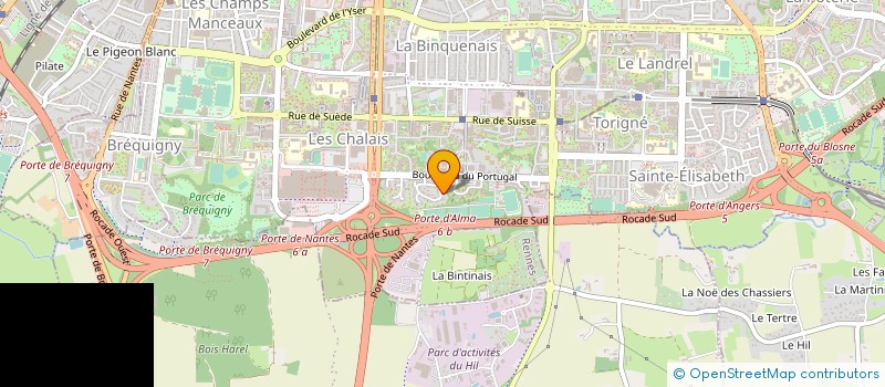 localisation de l'entreprise MONSIEUR BAPTISTE MARCHAL à RENNES