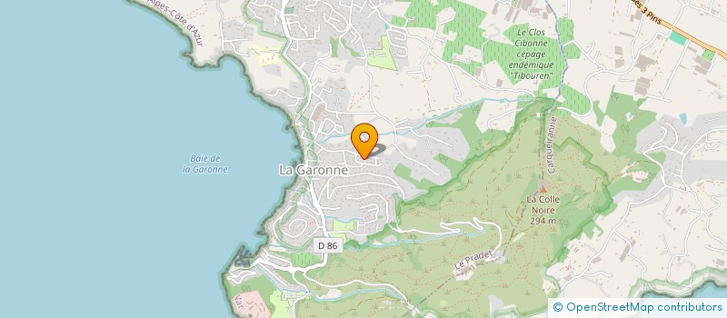 localisation de l'entreprise MONSIEUR BAPTISTE MARCHAND  LE PRADET