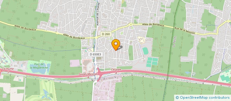 localisation de l'entreprise MONSIEUR BAPTISTE MARECHAL  GUJAN-MESTRAS