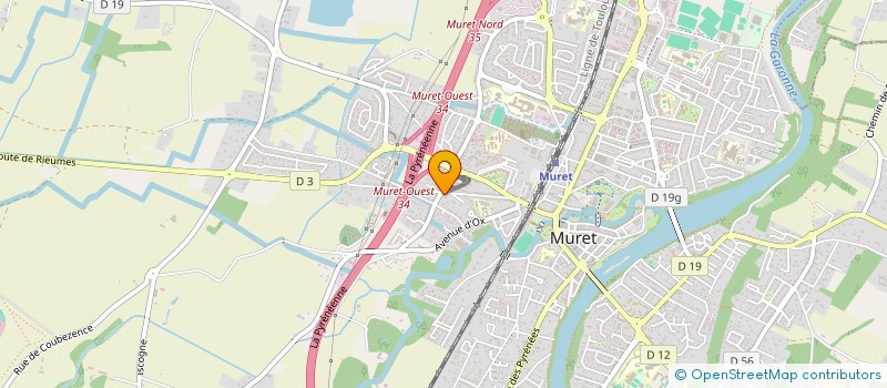 localisation de l'entreprise MONSIEUR BAPTISTE MARIE  MURET