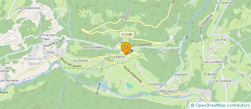 localisation de l'entreprise MONSIEUR BAPTISTE MARIN LAMELLET à VILLARD SUR DORON