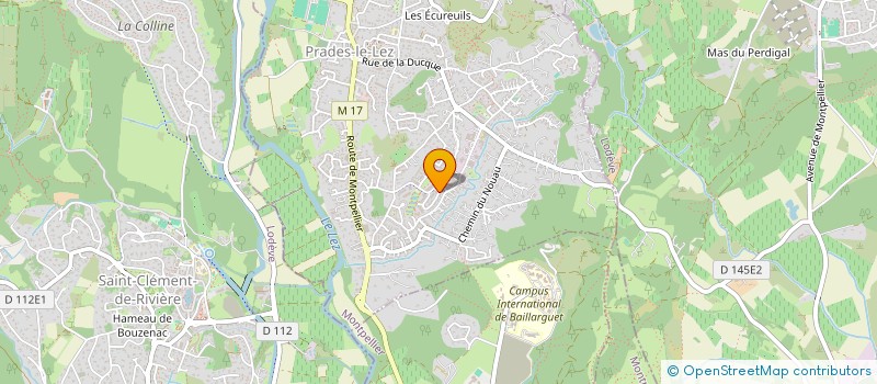 localisation de l'entreprise MONSIEUR BAPTISTE MARINI  PRADES-LE-LEZ