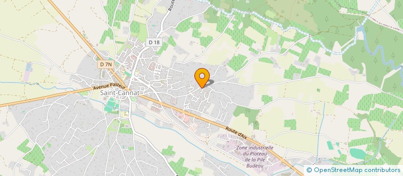 localisation de l'entreprise MONSIEUR BAPTISTE MARIOTTI  SAINT-CANNAT