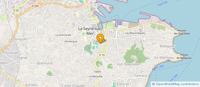 localisation de l'entreprise MONSIEUR BAPTISTE MARTIN à LA SEYNE-SUR-MER